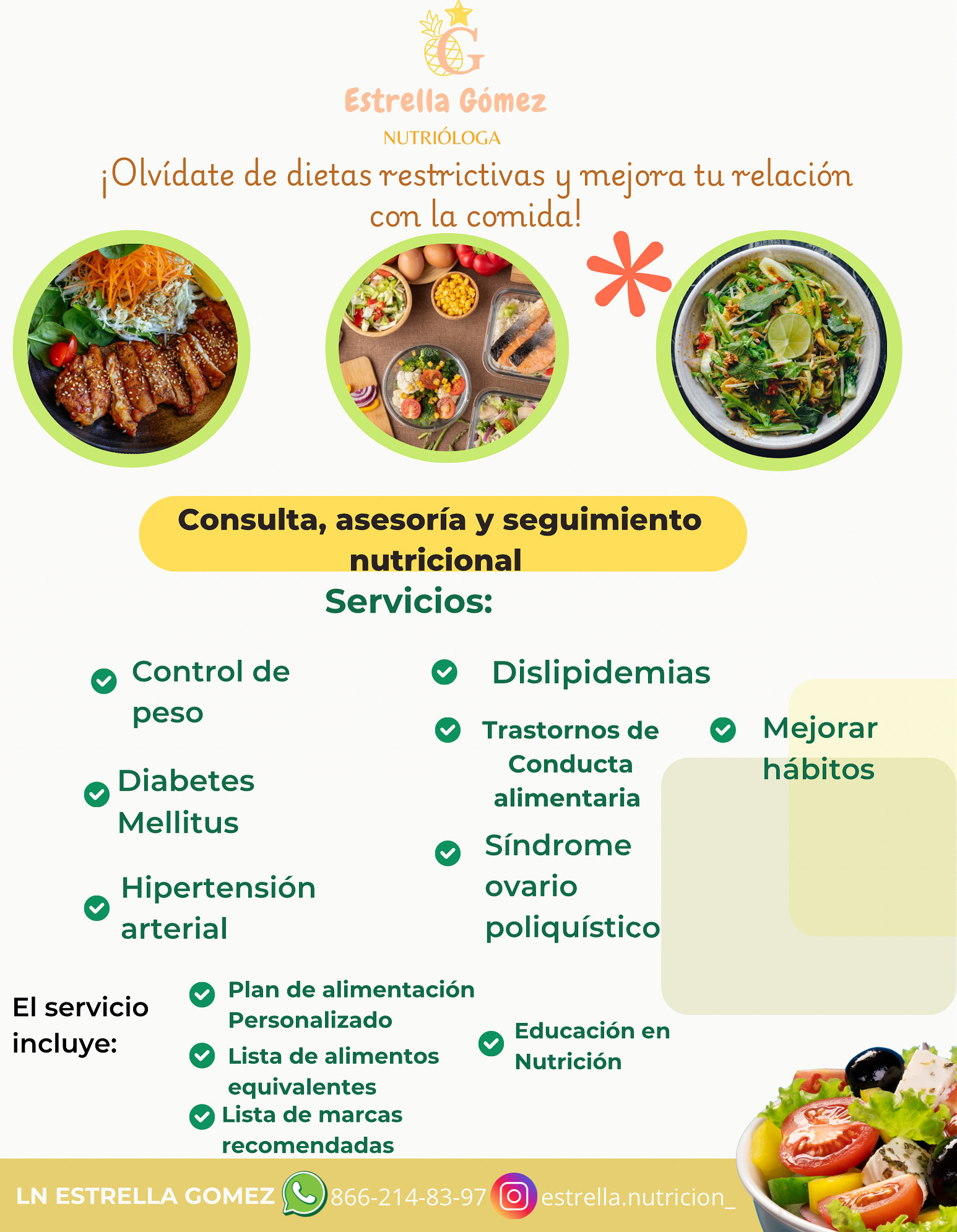 Licenciada en Nutrición 