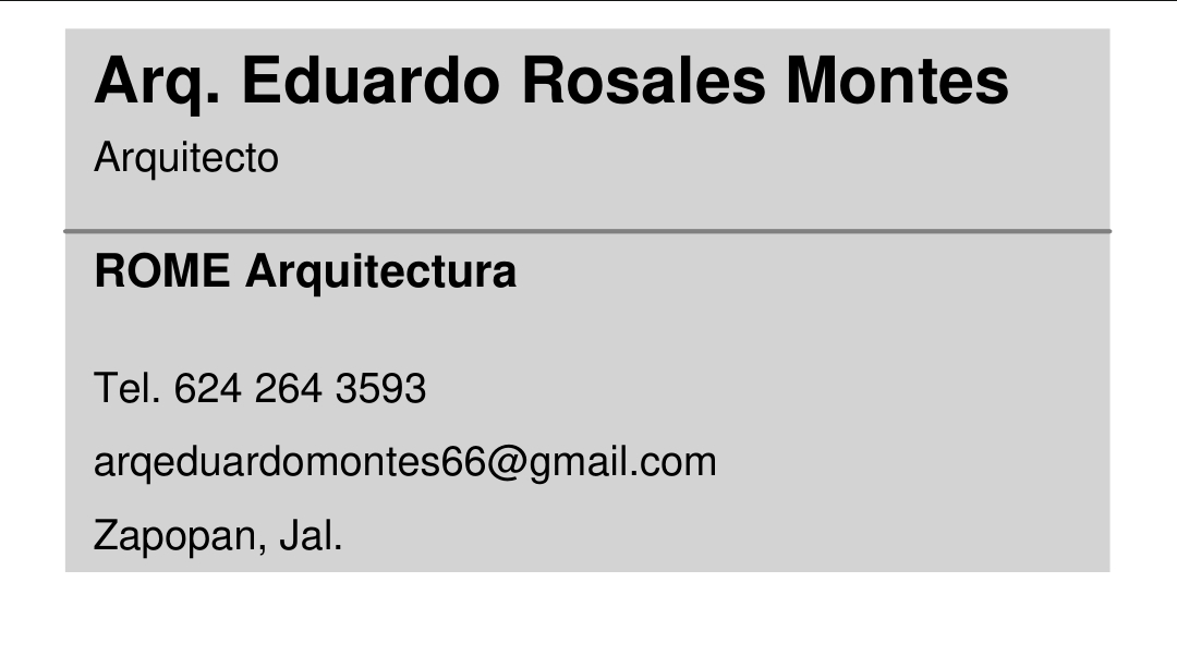 Arquitecto Constructor 